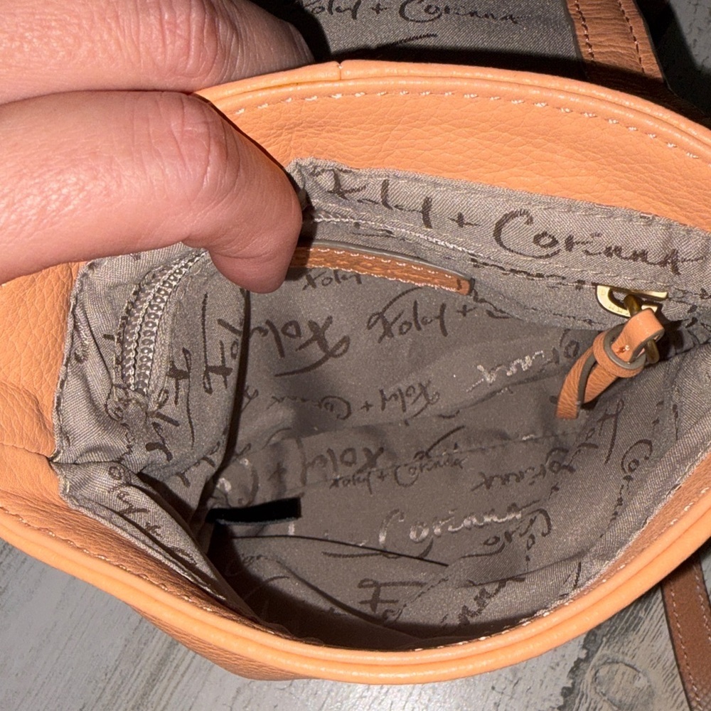 Foley + Corinna Sarabi Leather Bag - Candied Peach - Picture 11 of 12